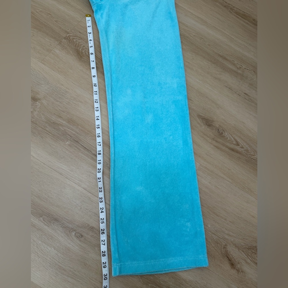 Juicy Couture Aqua Lounge Pants S - Picture 4 of 6